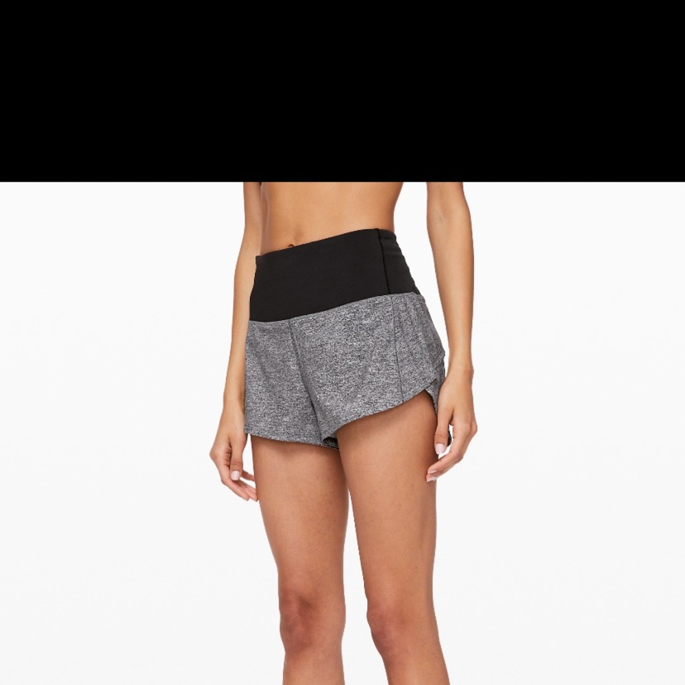 ISO HIGH WAISTED LULU SPEED UP SHORT!!!!SIZE 8